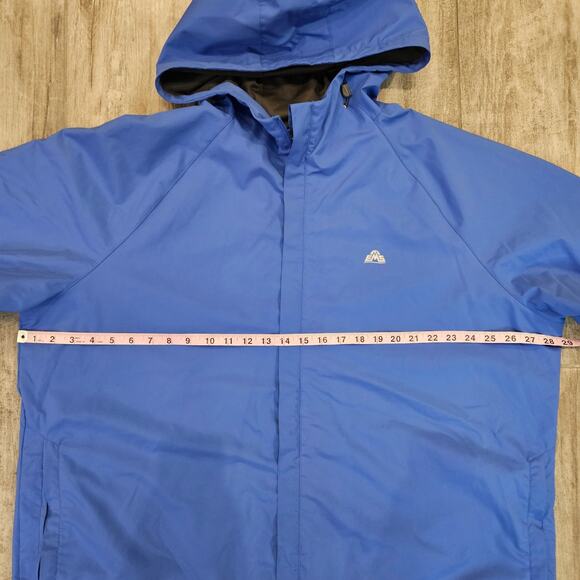 EMS Thunderhead Peak Rain Jacket Mens Size XXL Blue Waterproof Hooded Shell - Picture 3 of 11